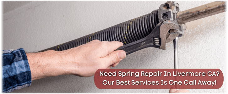 Broken Garage Door Spring Livermore CA