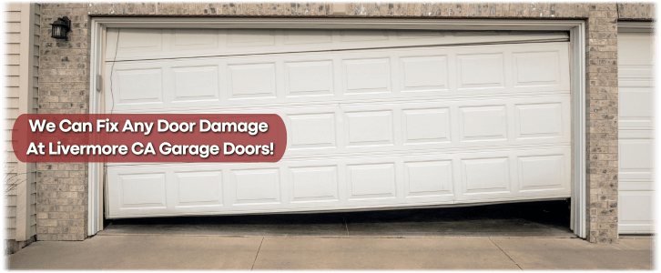 Garage Door Off Track In Livermore CA